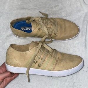 K-Swiss Men's Dr Cinch Lo beige tan sneaker size 13